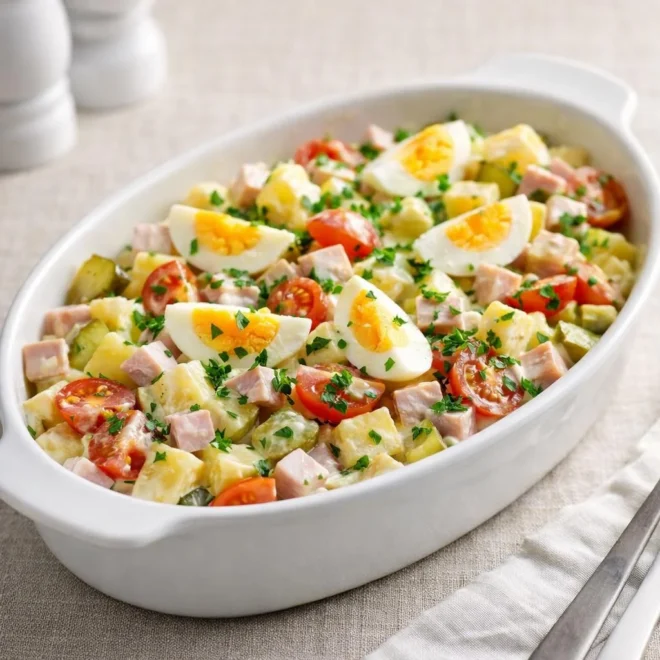 Recette salade piémontaise rapide : facile et fraîche