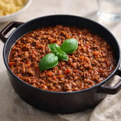 Recette sauce bolognaise maison onctueuse