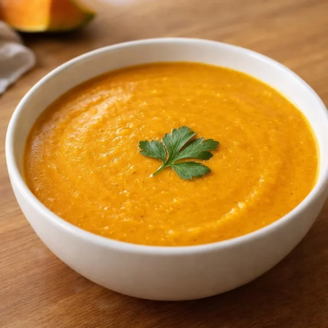 Recette soupe détox maigrir veloutée (carotte & potiron)