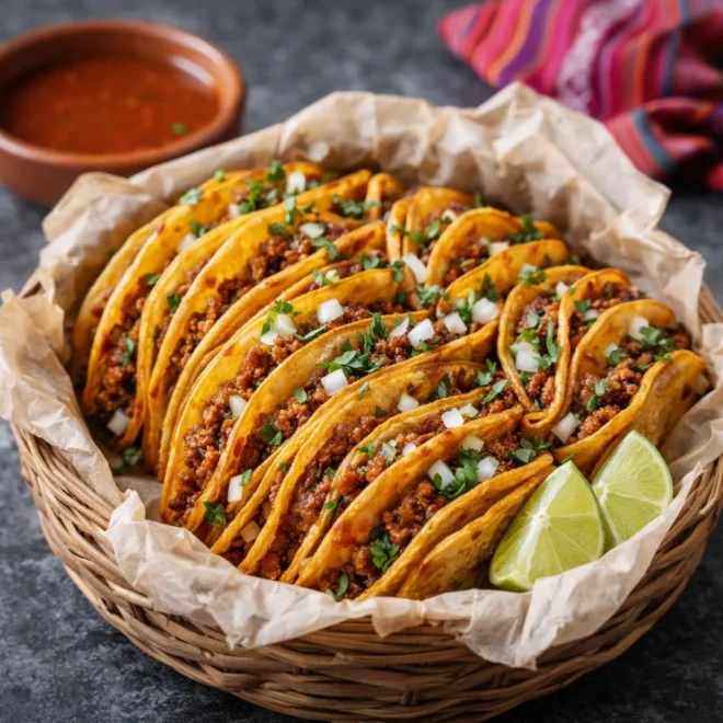 Tacos de canasta faits maison : recette facile