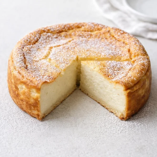 Tarte alsacienne au fromage blanc fondante et dorée