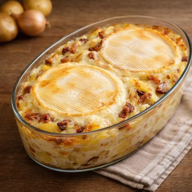 Recette tartiflette savoyarde reblochon gratinée