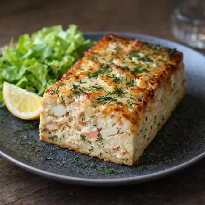 Terrine de la mer aux poissons et crevettes