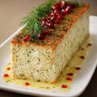 Terrine de poisson facile : saumon & cabillaud aux herbes