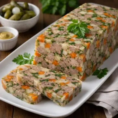 Terrine froide de pot-au-feu au persil : recette