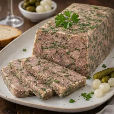 Terrine de langue de bœuf au persil : recette maison