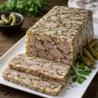 Terrine de langue de veau aux herbes : recette