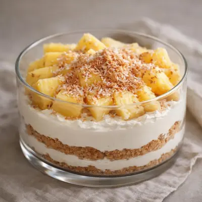 Recette tiramisu ananas coco : crème mascarpone exotique