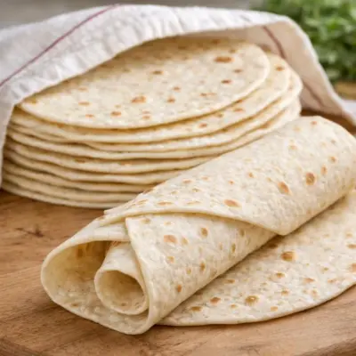 Tortillas de farine maison souples pour tacos