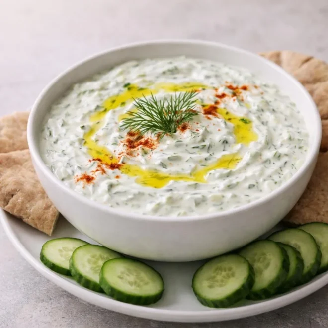 Recette tzatziki maison crémeux au concombre