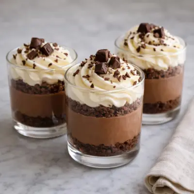 Verrines chocolat tiramisu sans cuisson : facile et gourmand