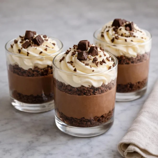 Verrines chocolat tiramisu sans cuisson : facile et gourmand