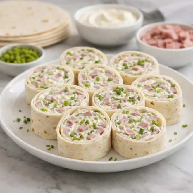 Recette wraps jambon fromage frais cornichons