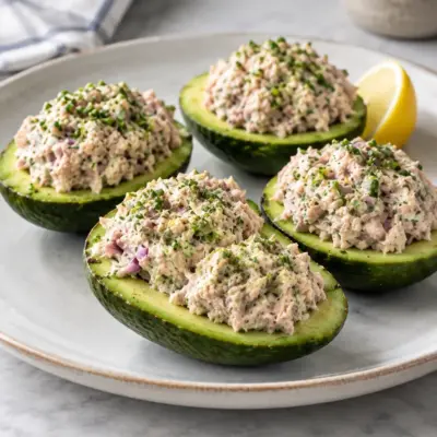 Avocats farcis au thon : recette facile