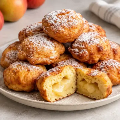 Beignets aux pommes : recette facile au four