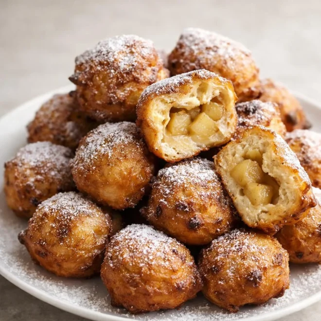 Beignets de pommes poêlés : cœur fondant, recette simple