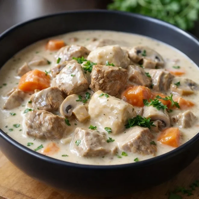 Recette blanquette de veau traditionnelle crèmeuse