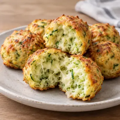 Bouchées de courgette au fromage faciles