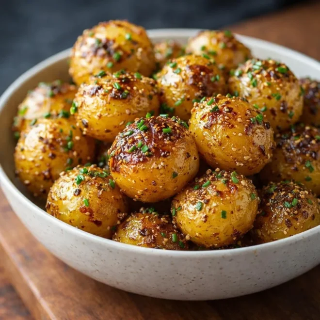 Bouchées de pommes de terre au beurre à la moutarde