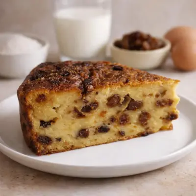 Recette boudin bruxellois pudding belge moelleux au four