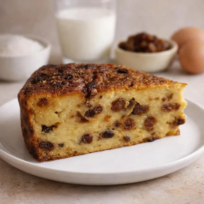 Recette boudin bruxellois pudding belge moelleux au four