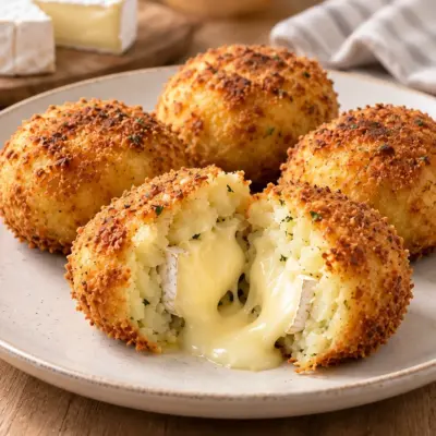 Boulettes de pommes de terre : recette au camembert
