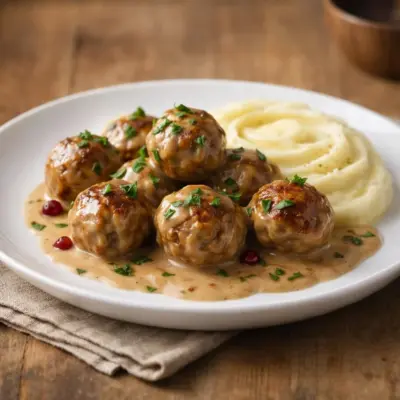 Recette boulettes suédoises sauce crémeuse (Köttbullar)