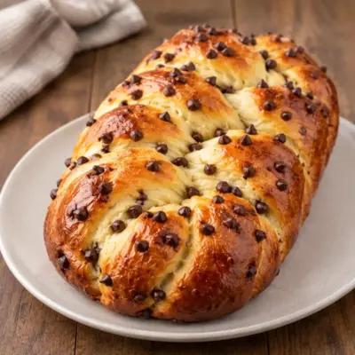 Brioche aux pépites de chocolat moelleuse