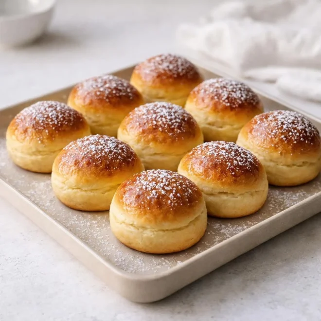 Brioches au yaourt sans levure boulangère : express