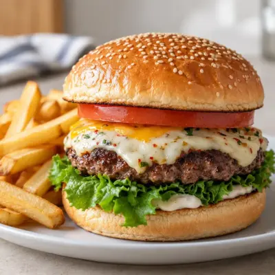 Burger maison : recette facile au bœuf