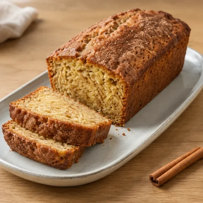 Cake aux pommes râpées facile et moelleux