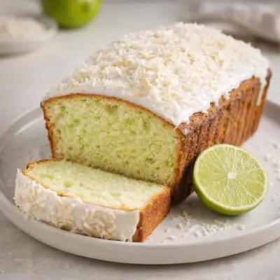 Recette cake citron vert noix de coco moelleux
