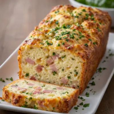 Recette cake salé jambon emmental ultra-moelleux
