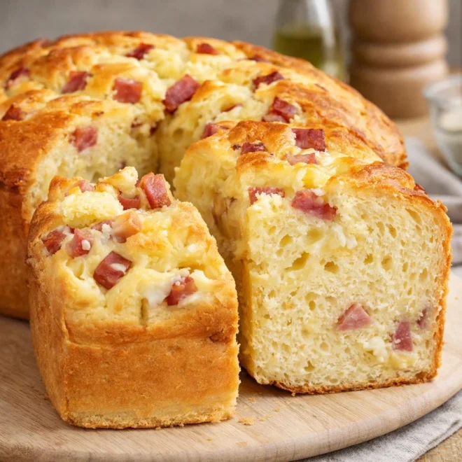 Recette cake salé aux lardons et gruyère (moelleux)