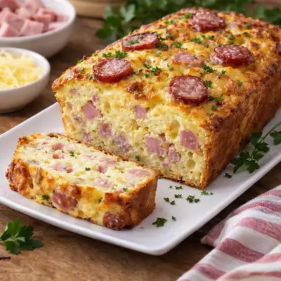 Recette cake salé jambon gruyère moelleux, fondant