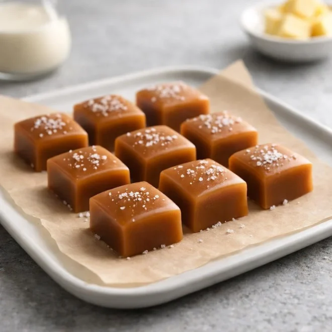 Recette caramels mous au beurre demi-sel faciles