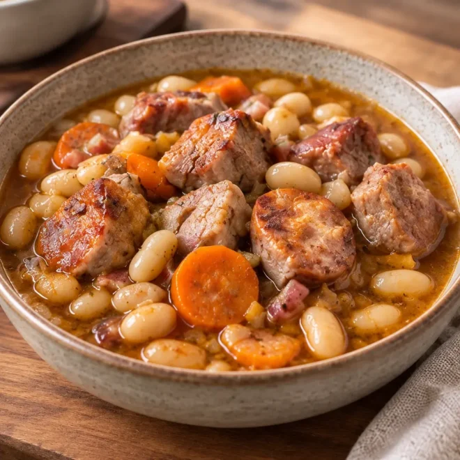 Cassoulet recette maison aux haricots fondants