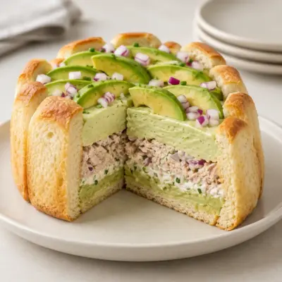 Charlotte salée recette au thon et à l’avocat