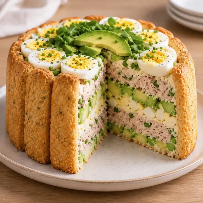 Charlotte salée recette au thon et avocat
