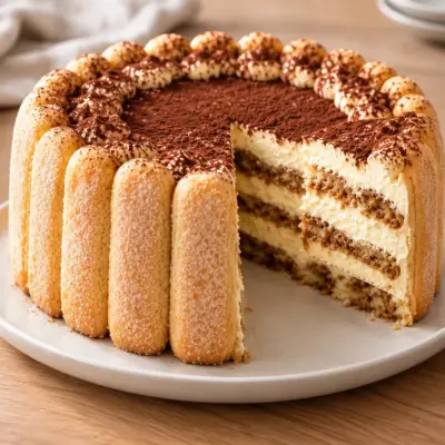 Charlotte tiramisu recette facile au mascarpone