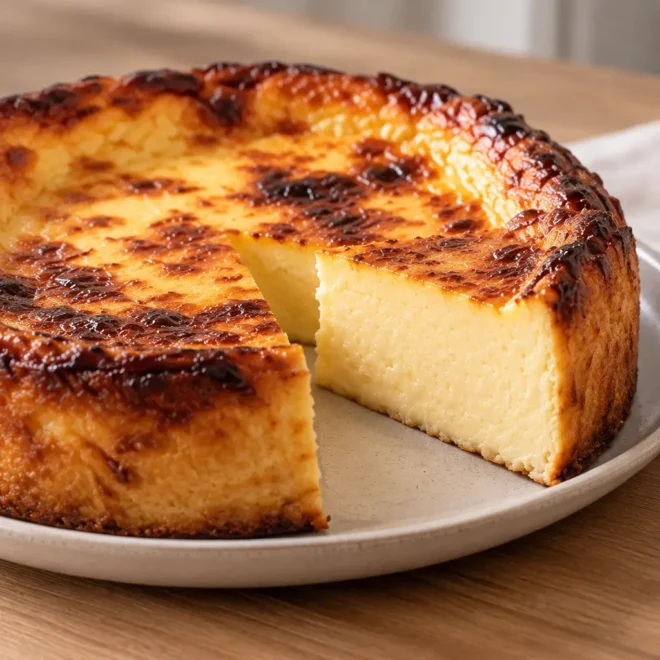 Cheesecake basque : recette crémeuse facile