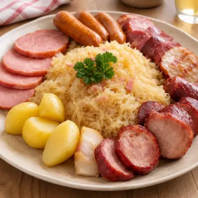 Choucroute alsacienne : recette généreuse