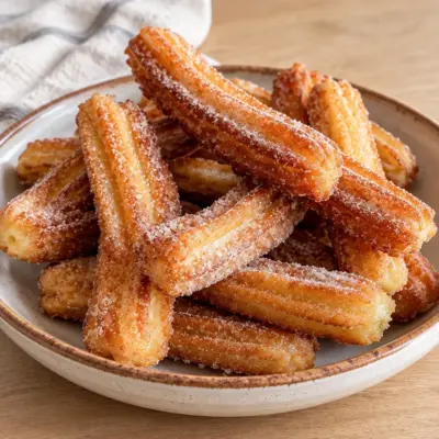 Churros recette : croustillants et moelleux
