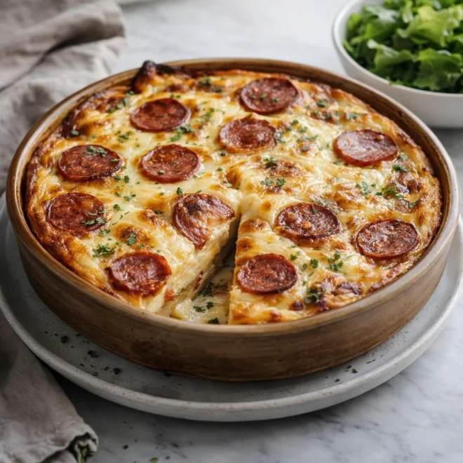 Clafoutis au chorizo et fromage : moelleux salé