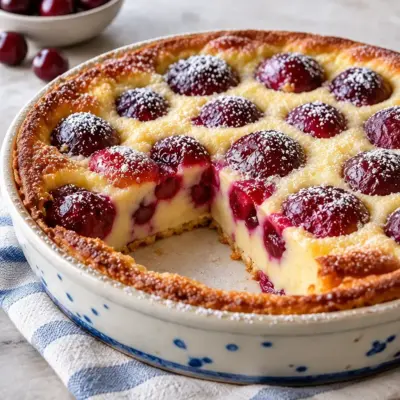 Clafoutis aux cerises : recette facile
