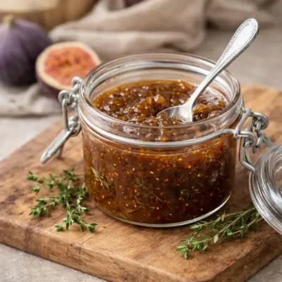 Recette confit de figues au thym et romarin