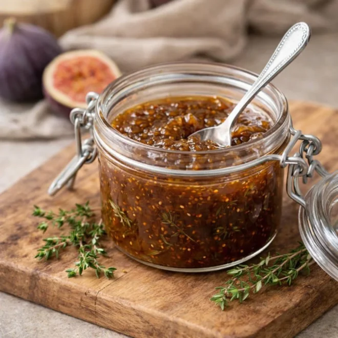 Recette confit de figues au thym et romarin