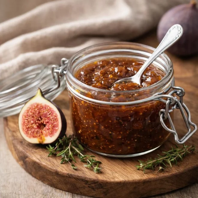 Confit de figues maison thym romarin, facile