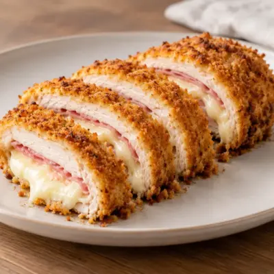 Cordon bleu géant : recette au four