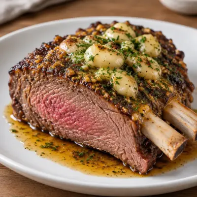 Côte de bœuf recette au beurre à l’ail